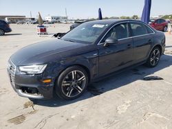 Salvage cars for sale at Grand Prairie, TX auction: 2018 Audi A4 Premium Plus