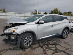 Salvage cars for sale at Littleton, CO auction: 2017 Nissan Murano S