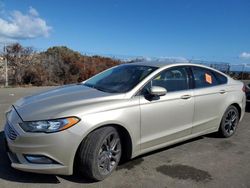 Salvage cars for sale at Kapolei, HI auction: 2018 Ford Fusion S