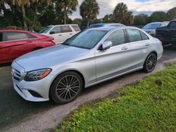 Salvage cars for sale at Riverview, FL auction: 2021 Mercedes-Benz C300