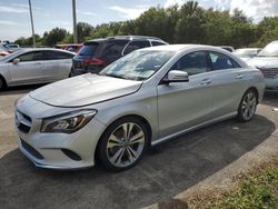 Salvage cars for sale at Riverview, FL auction: 2019 Mercedes-Benz CLA 250