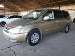 KIA salvage cars for sale: 2006 KIA Sedona EX