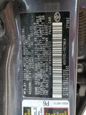 2012 Toyota Camry Base