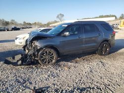 Salvage cars for sale at Hueytown, AL auction: 2017 Ford Explorer XLT