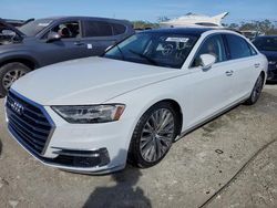 Audi salvage cars for sale: 2019 Audi A8 L