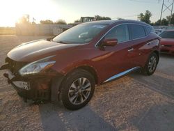 Salvage cars for sale at Oklahoma City, OK auction: 2015 Nissan Murano S