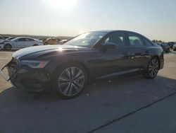 Salvage cars for sale at Grand Prairie, TX auction: 2021 Audi A6 Premium Plus