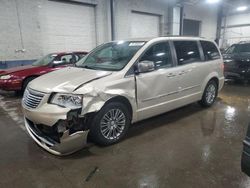 Salvage cars for sale at Ham Lake, MN auction: 2014 Chrysler Town & Country Touring L