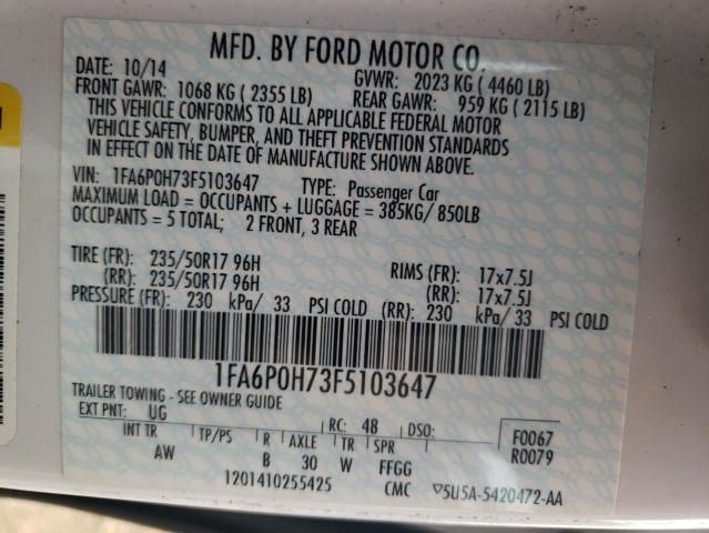 2015 Ford Fusion SE