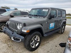 Salvage cars for sale from Copart Arcadia, FL: 2020 Jeep Wrangler Unlimited Sahara