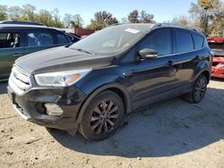 Ford salvage cars for sale: 2017 Ford Escape Titanium