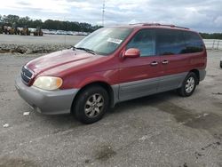 Salvage cars for sale at Dunn, NC auction: 2005 KIA Sedona EX