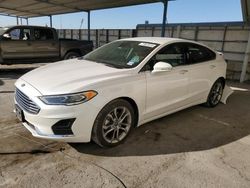 Salvage cars for sale at Anthony, TX auction: 2020 Ford Fusion SEL