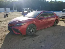 Salvage cars for sale at Grenada, MS auction: 2021 Toyota Camry SE