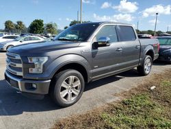 2016 Ford F150 Supercrew en venta en Riverview, FL