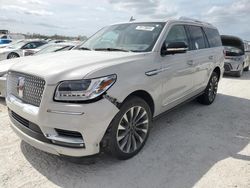 Flood-damaged cars for sale at auction: 2021 Lincoln Navigator Reserve