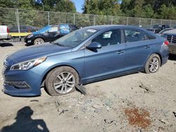 Salvage cars for sale at Waldorf, MD auction: 2015 Hyundai Sonata SE