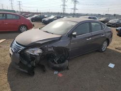 Salvage cars for sale at Elgin, IL auction: 2015 Nissan Sentra S