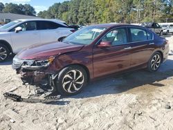 Salvage cars for sale at Seaford, DE auction: 2017 Honda Accord EX