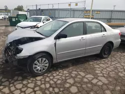 Salvage cars for sale at Dyer, IN auction: 2007 Toyota Corolla CE