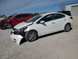 Salvage cars for sale at Kansas City, KS auction: 2015 KIA Forte EX