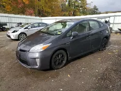 Salvage cars for sale at Center Rutland, VT auction: 2015 Toyota Prius