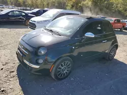 Salvage cars for sale at Marlboro, NY auction: 2013 Fiat 500 Lounge