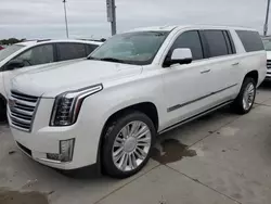 Flood-damaged cars for sale at auction: 2016 Cadillac Escalade ESV Platinum