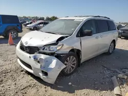 Salvage cars for sale at Kansas City, KS auction: 2011 Toyota Sienna XLE