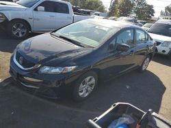 Salvage cars for sale at Denver, CO auction: 2015 Honda Civic LX