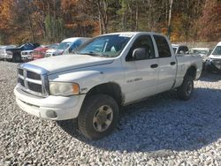 Salvage trucks for sale at Center Rutland, VT auction: 2003 Dodge RAM 2500 ST