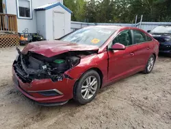 Salvage cars for sale at Lyman, ME auction: 2016 Hyundai Sonata SE