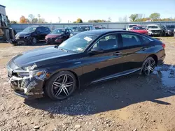 Salvage cars for sale from Copart Central Square, NY: 2022 Honda Accord Touring Hybrid