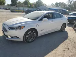 Salvage cars for sale at Wichita, KS auction: 2017 Ford Fusion SE Phev