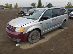 Salvage cars for sale from Copart Montreal Est, QC: 2008 Dodge Grand Caravan SE