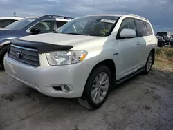 Flood-damaged cars for sale at auction: 2008 Toyota Highlander Hybrid Limited