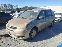 Salvage cars for sale at auction: 2004 Toyota Sienna CE