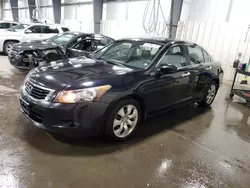 Salvage cars for sale at Ham Lake, MN auction: 2008 Honda Accord EXL