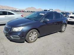 Chevrolet salvage cars for sale: 2016 Chevrolet Cruze Limited LS