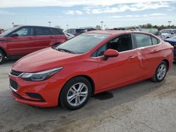 Salvage cars for sale at Indianapolis, IN auction: 2017 Chevrolet Cruze LT