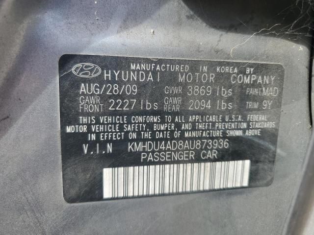 2010 Hyundai Elantra Blue