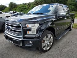 2017 Ford F150 Supercrew en venta en Riverview, FL