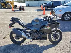 Salvage motorcycles for sale at Mcfarland, WI auction: 2024 Kawasaki EX500 H