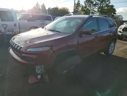 Vehiculos salvage en venta de Copart Denver, CO: 2016 Jeep Cherokee Latitude