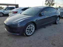 Flood-damaged cars for sale at auction: 2023 Tesla Model 3