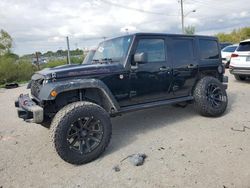 Salvage cars for sale at Indianapolis, IN auction: 2014 Jeep Wrangler Unlimited Rubicon