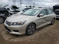 Salvage cars for sale at Elgin, IL auction: 2013 Honda Accord LX