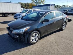 Salvage cars for sale at auction: 2018 KIA Forte LX