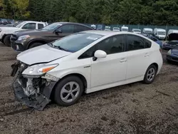 Salvage cars for sale at Graham, WA auction: 2014 Toyota Prius