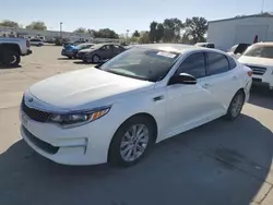 Salvage cars for sale at Sacramento, CA auction: 2018 KIA Optima EX